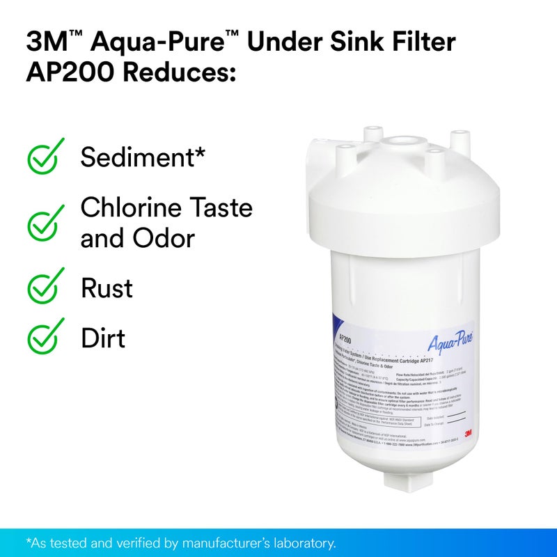 Aqua pure 3M Aqua-Pure Under Sink Replacement Water Filter Cartridge AP217, for use in AP200 System (2 count) - Image 5